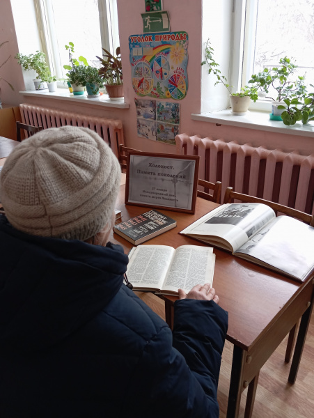 Исторический час “Холокост - память поколений” в Янгасинской библиотеке.