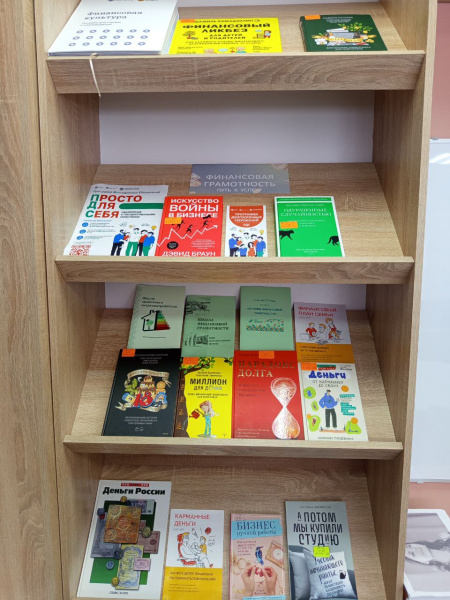 Иллюстративная выставка-совет «Финансовая грамотность – путь к успеху»
