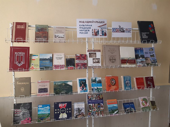 Книжная выставка «Под одной крышей. Культура и традиции народов России»