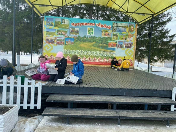 День смеха в Чадукасинской сельской библиотеке