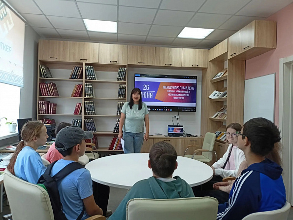 Тейбл-ток «Наркомания – знак беды»