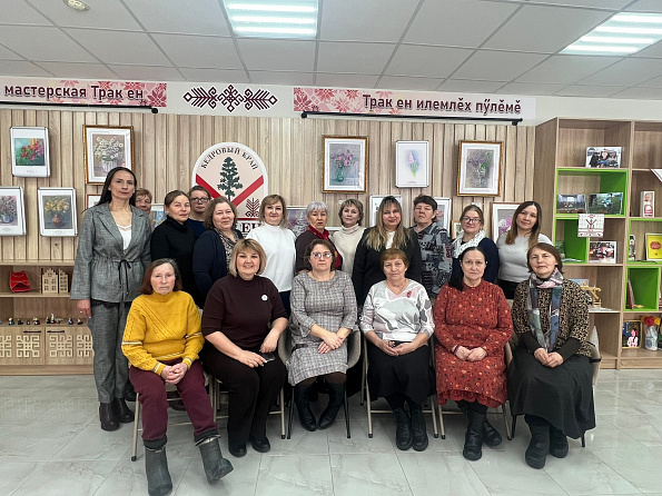 Рабочий визит сотрудников МБУК "ЦБС" Цивильского муниципального округа