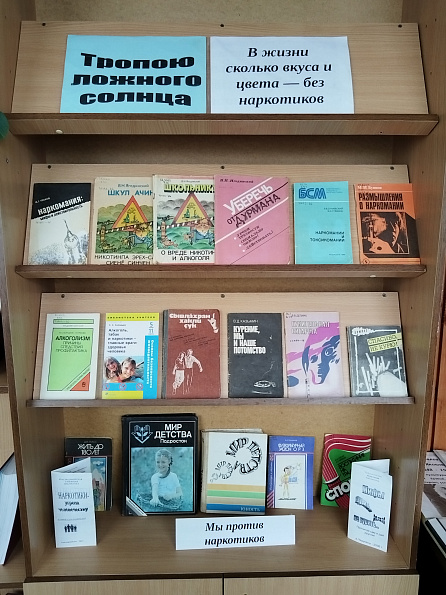 Книжная выставка - размышление "Тропою ложного солнца"