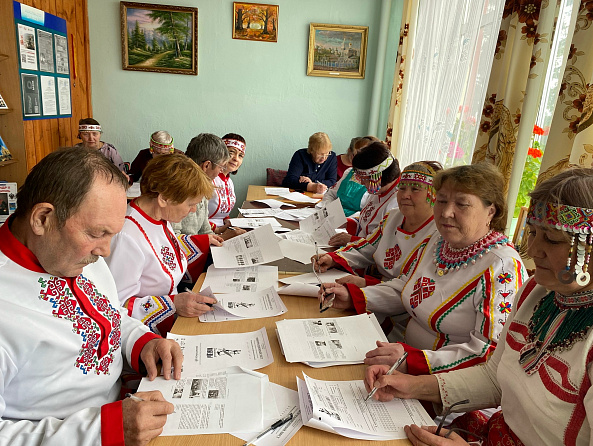 Диктант Победы в Чадукасинской сельской библиотеке