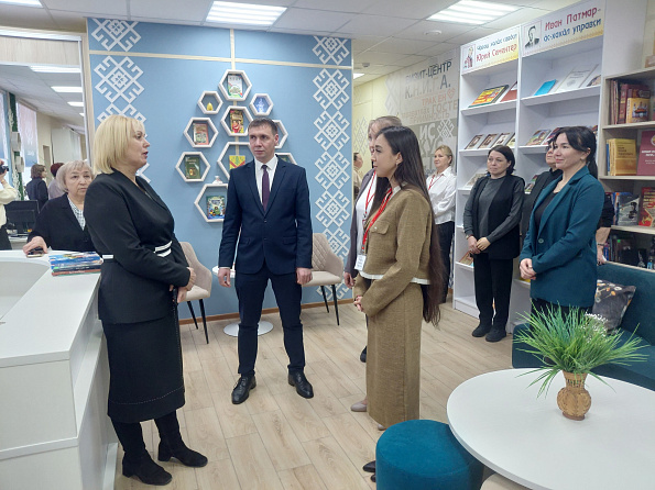  В Красноармейском округе открылась модельная библиотека